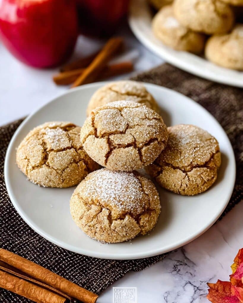 Soft Batch Apple Cider Gingersnap Cookies Recipe