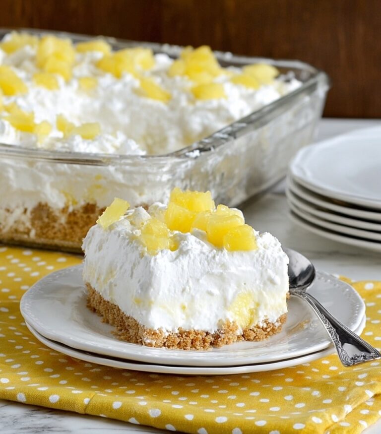 No Bake Pineapple Dream Dessert Recipe