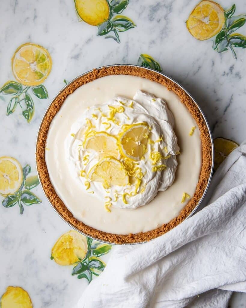 No Bake Lemon Cool Whip Pie Recipe