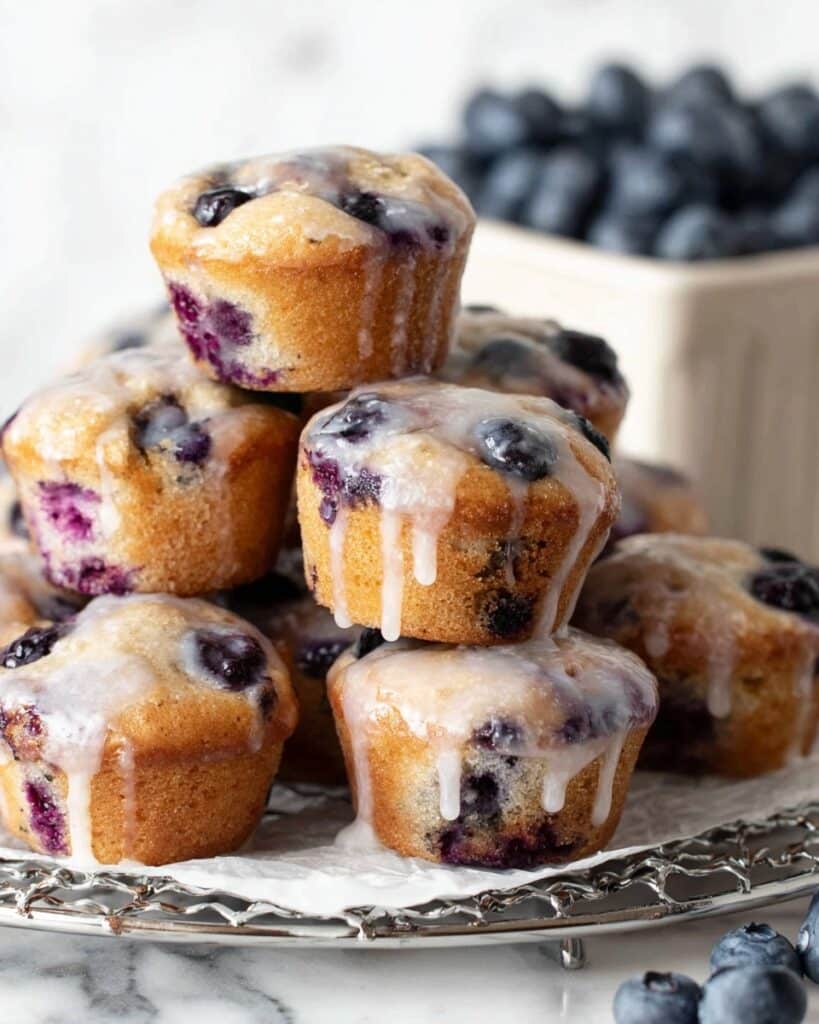 Baked Blueberry Fritter Bites Recipe