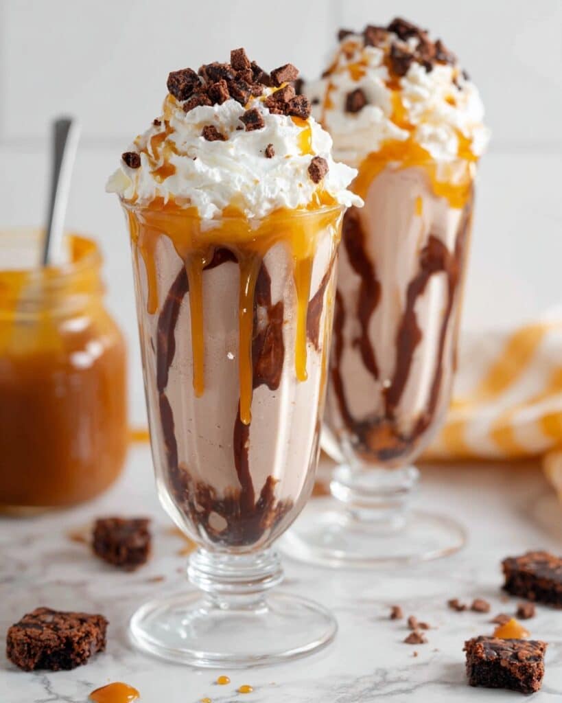 Brownie Milkshake Recipe