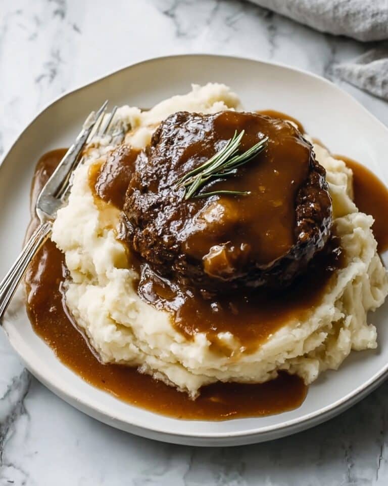 Slow Cooker Turkey Bacon Salisbury Steak Recipe