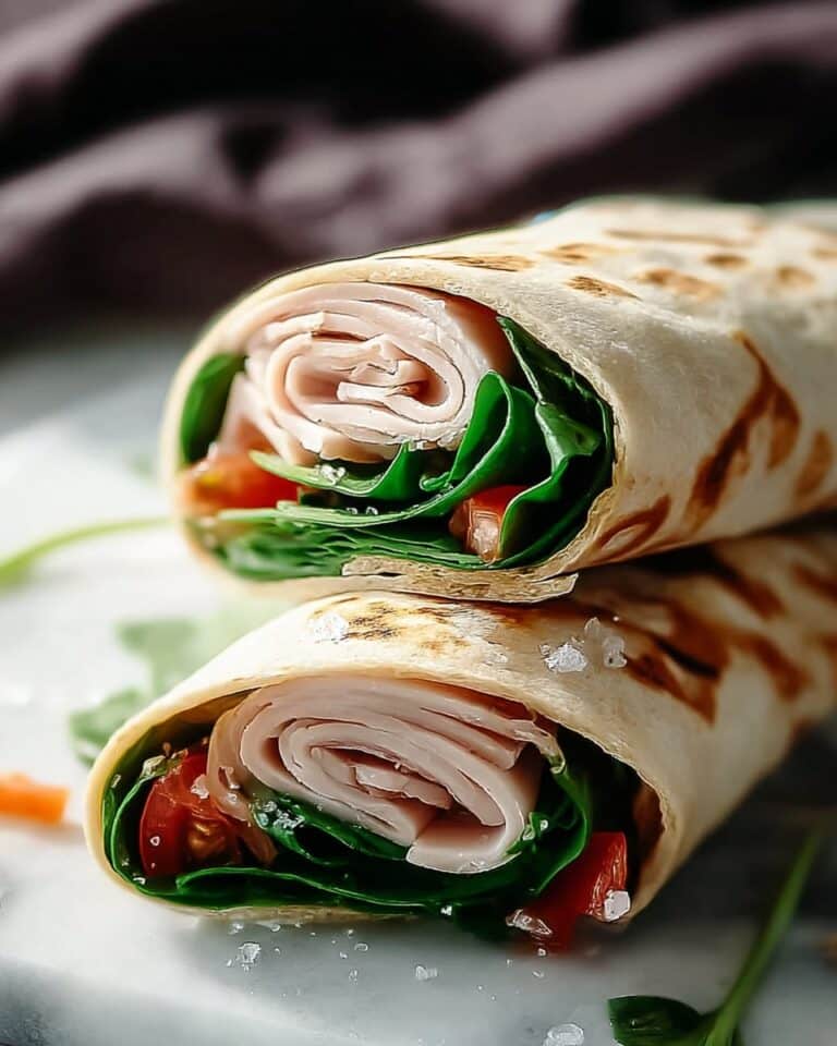 Spinach Turkey Wrap: Easy, Flavor-Packed Lunch to Love Recipe