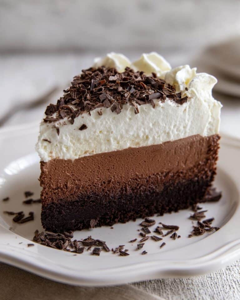 Sky High Chocolate Mousse Pie Recipe