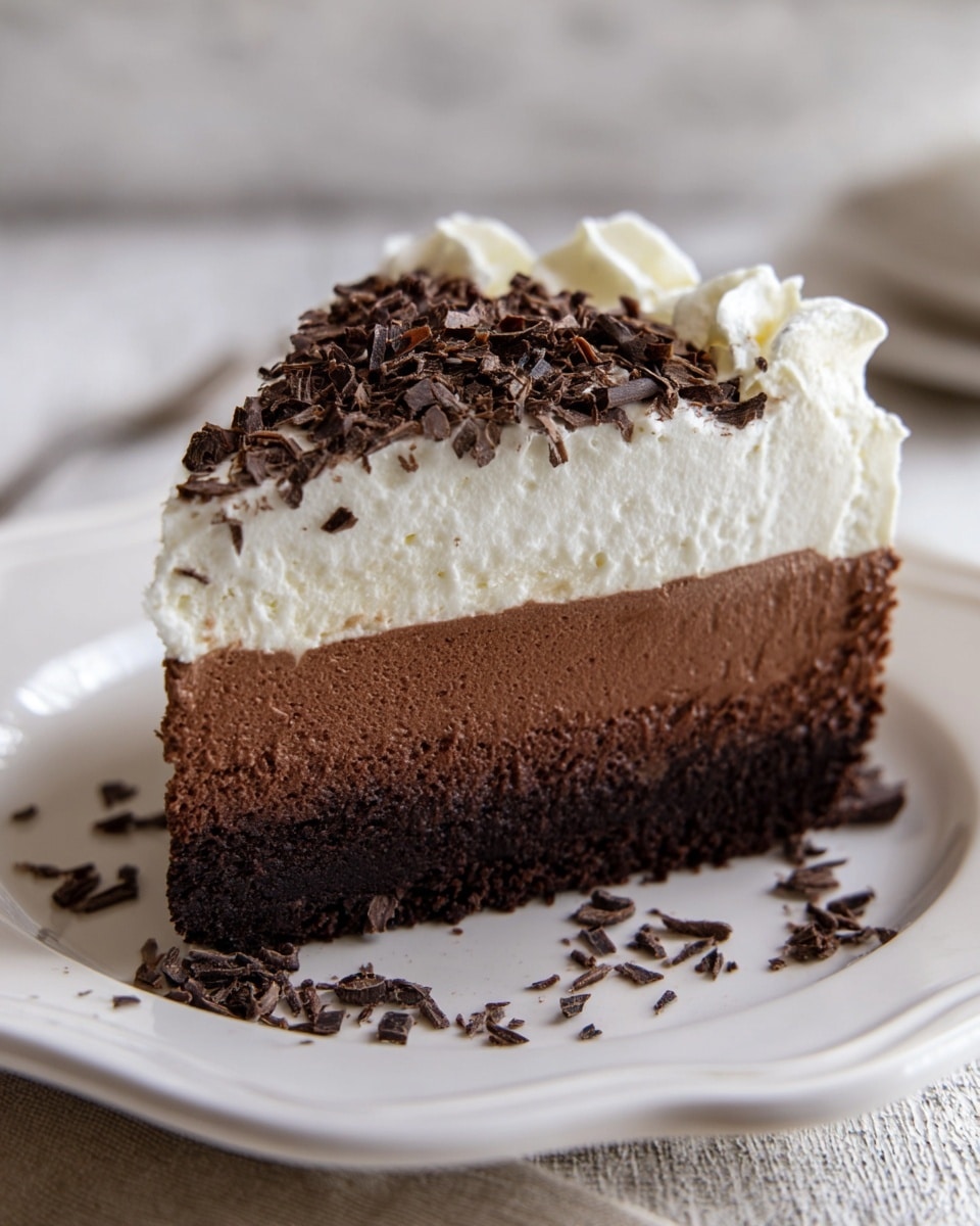 Sky High Chocolate Mousse Pie Recipe