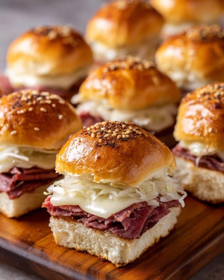 Reuben Corned Beef Sliders Recipe