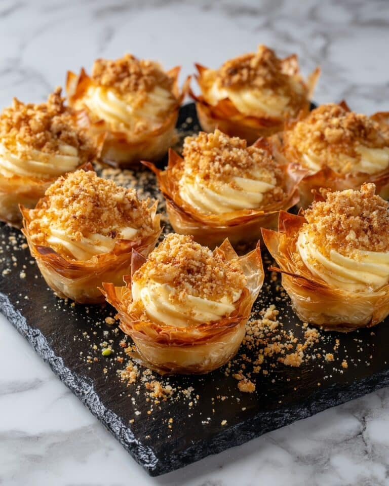 Baklava Cheesecake Bites Recipe