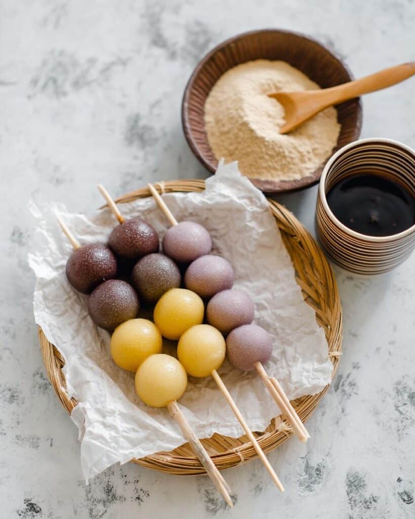 Halloween Three Coloured Dango Recipe