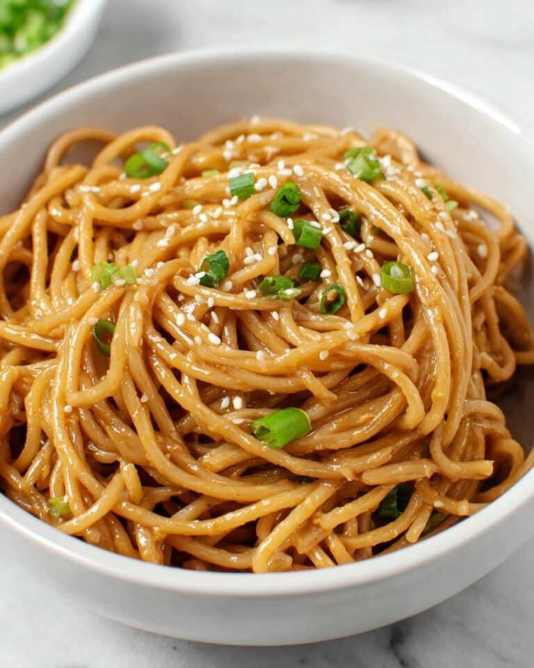 Garlic Sesame Noodles Recipe