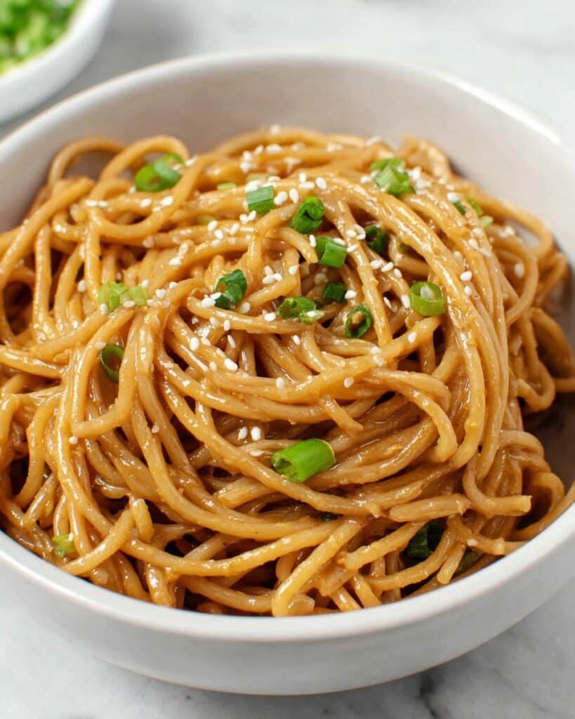 Garlic Sesame Noodles Recipe