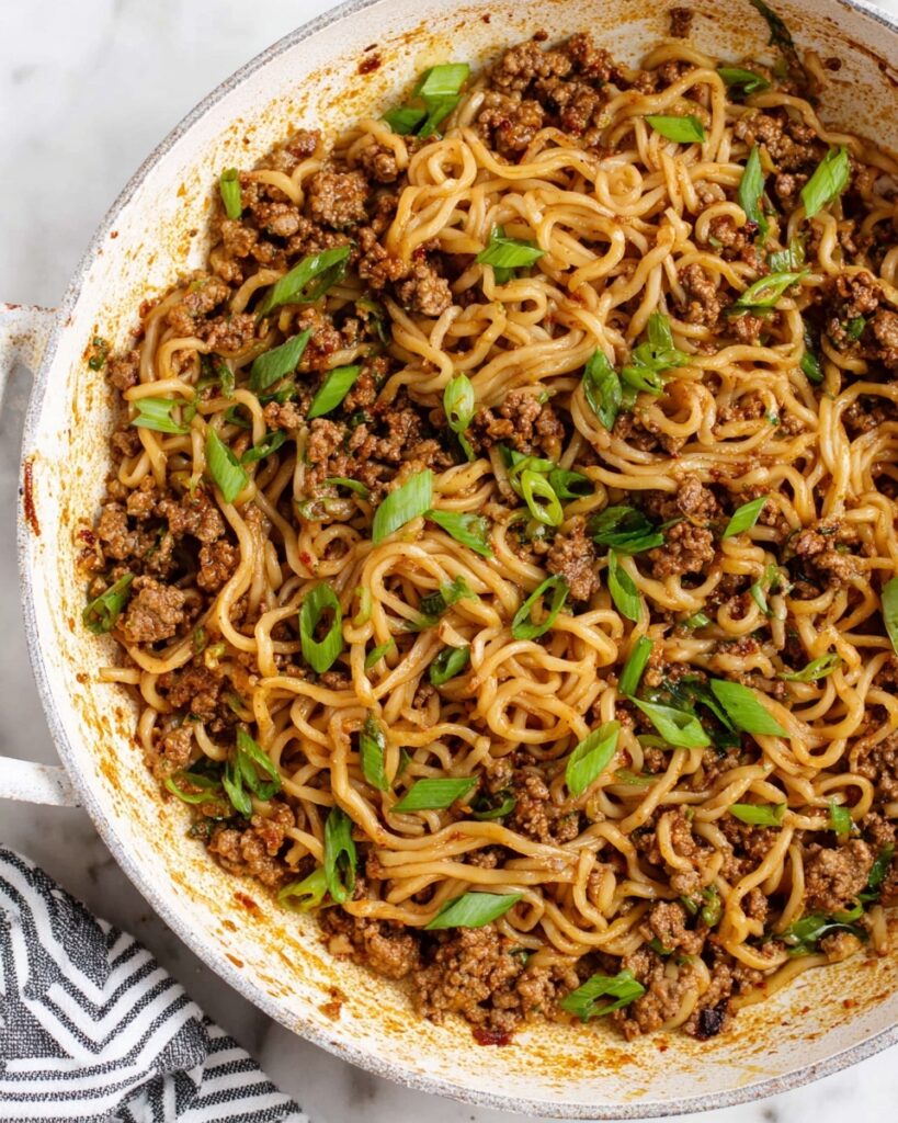 Mongolian Beef and Noodle Recipe