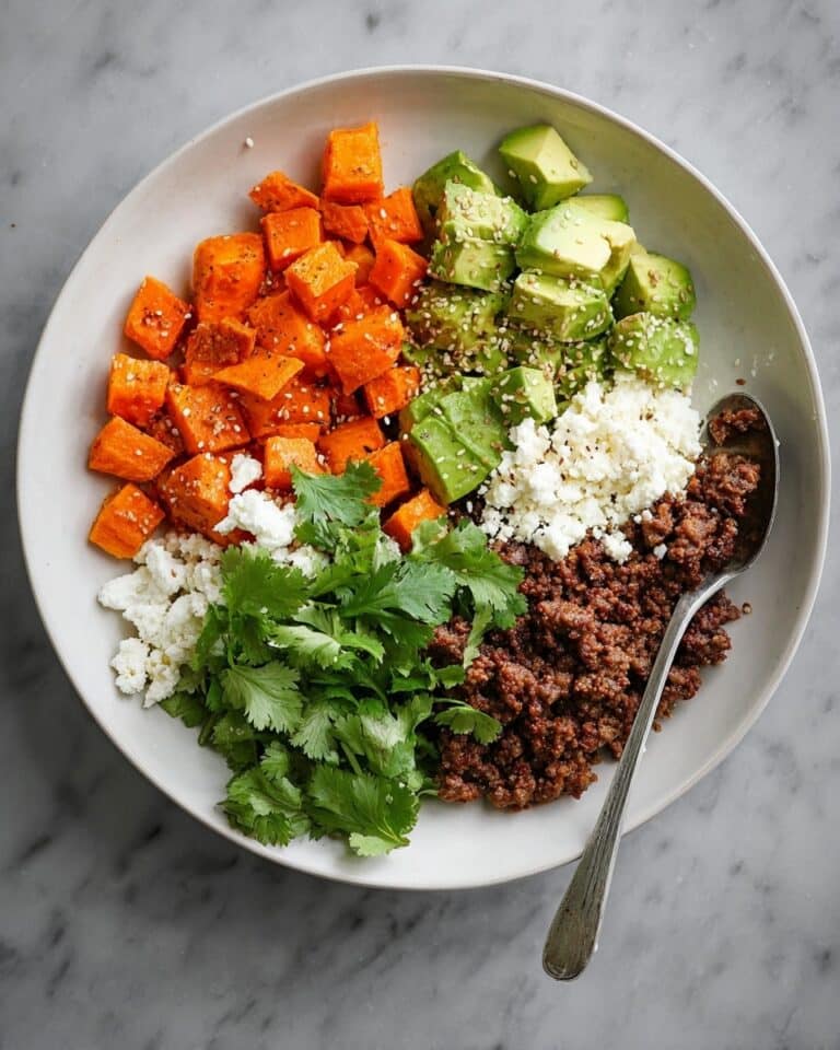 High-Protein Beef & Sweet Potato Bowls Recipe