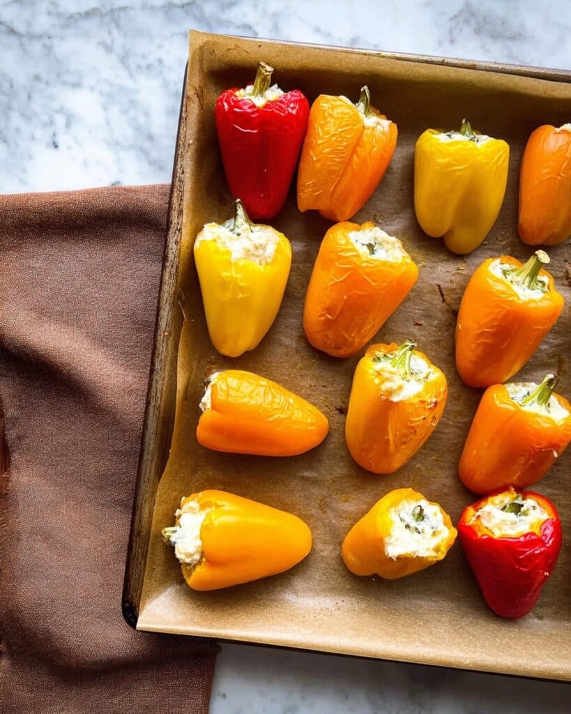 Cheese Stuffed Mini Peppers Recipe