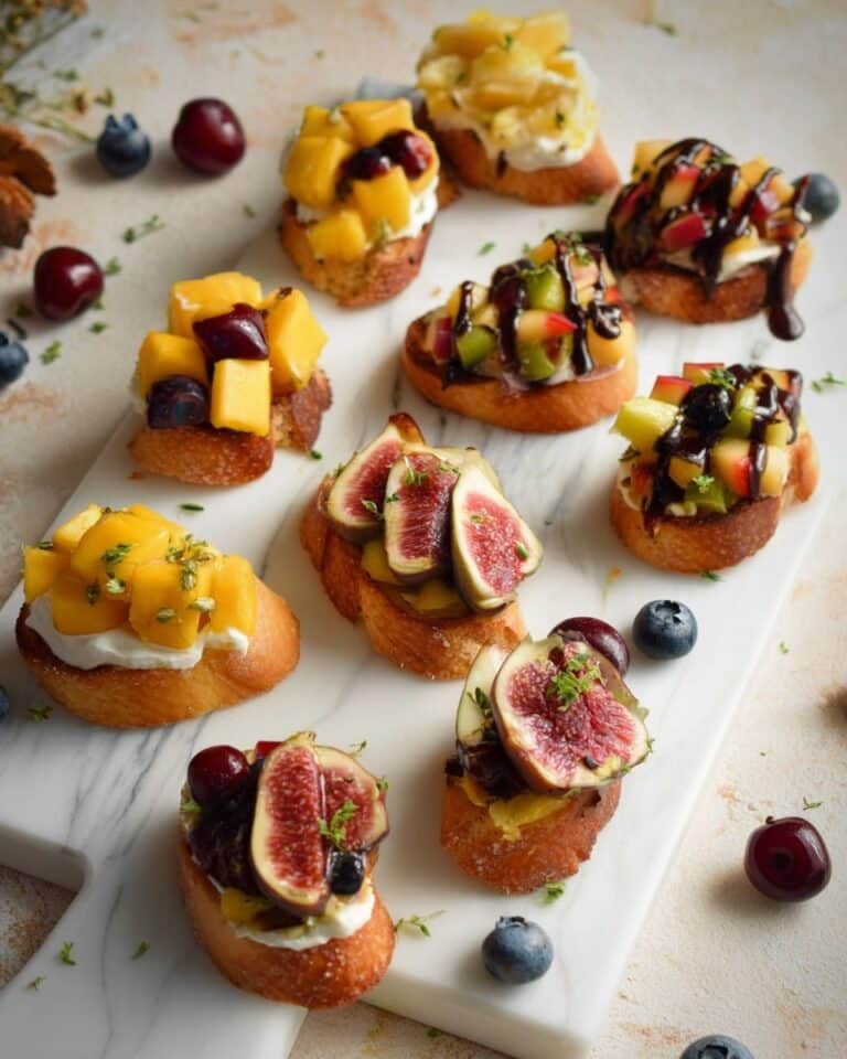 Fruit Crostini Recipe