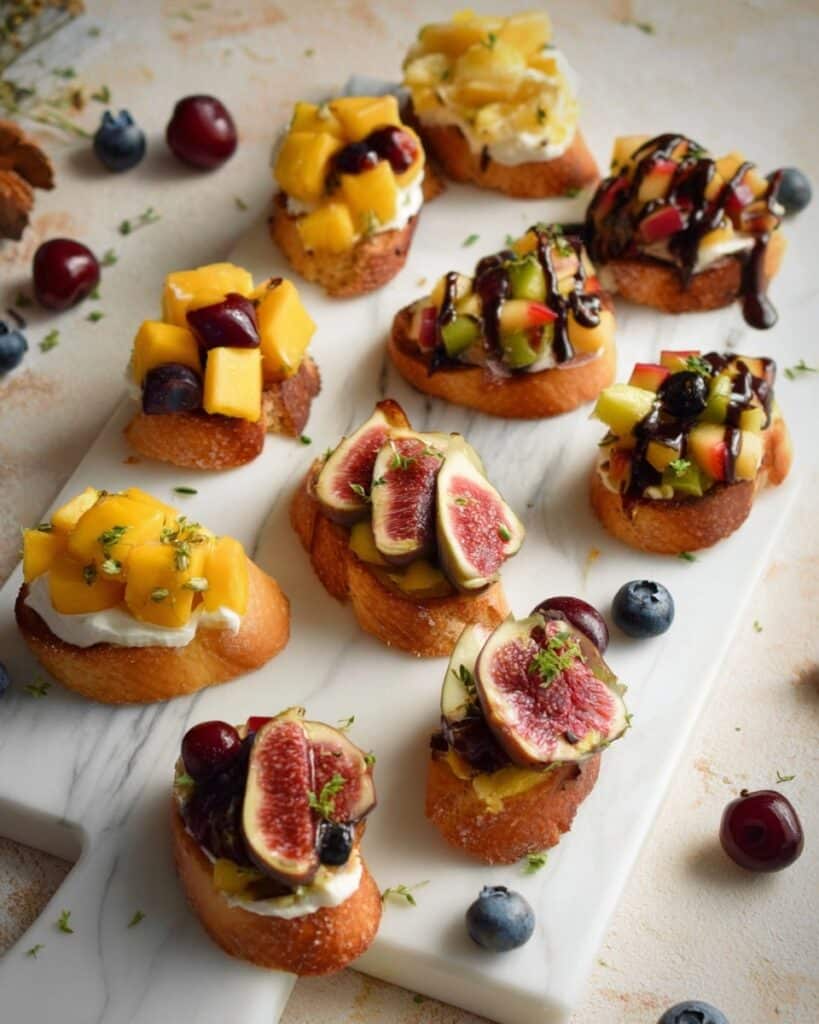 Fruit Crostini Recipe