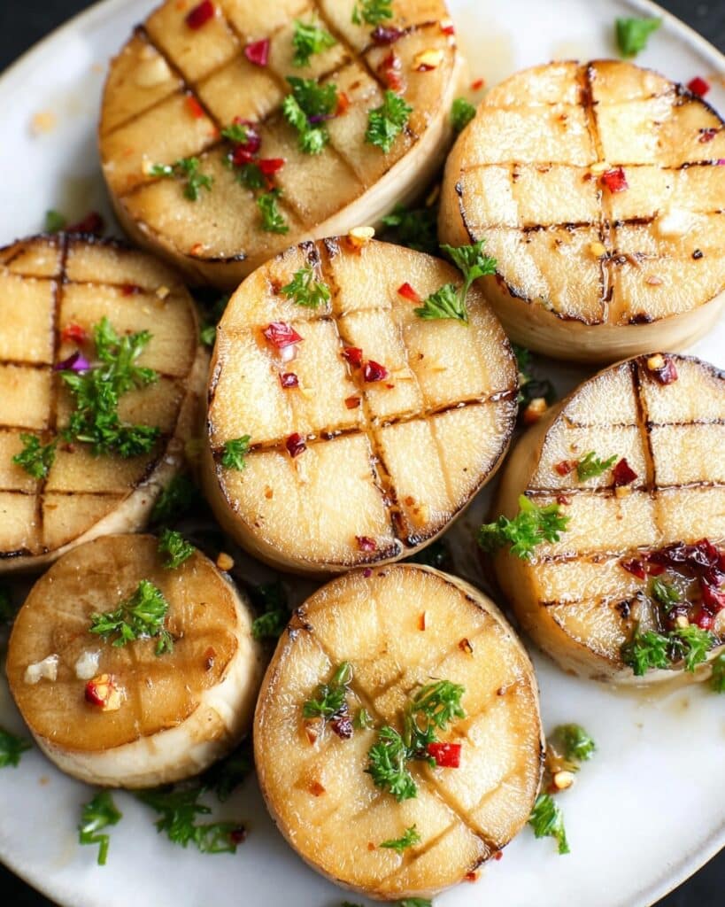 King Oyster Mushroom Vegan Scallops Recipe