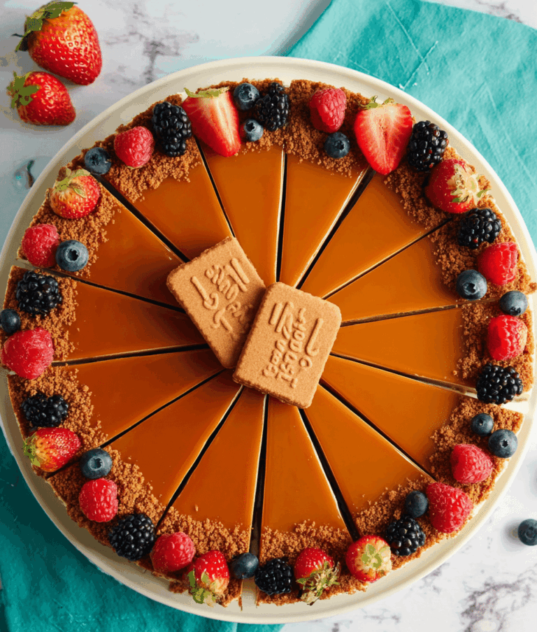 No-Bake Lotus Biscoff Cheesecake Recipe