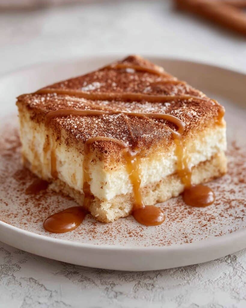 Easy Churro Cheesecake Bars Recipe