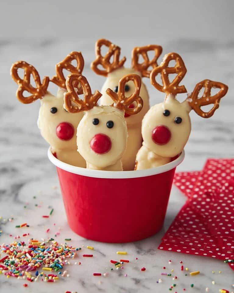 Quick and Easy Air Fryer Reindeer Cookies Recipe