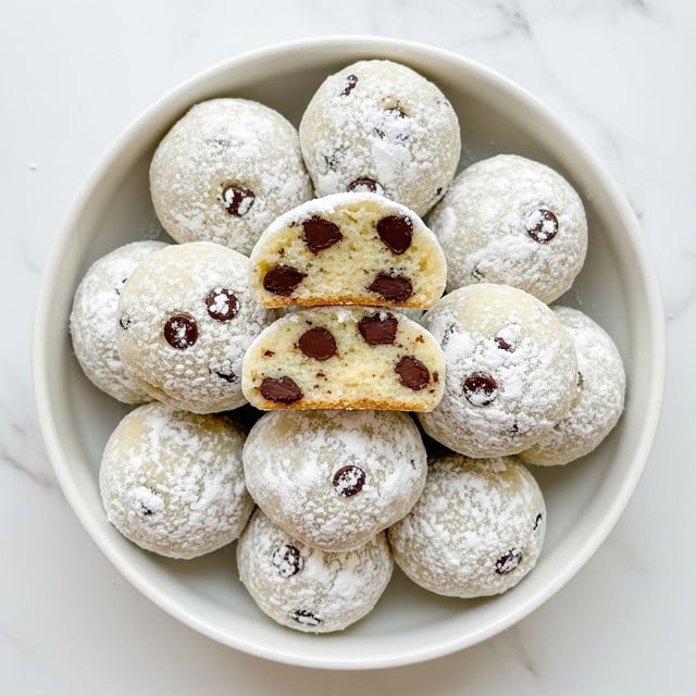 Chocolate Chip Snowball Cookies Recipe