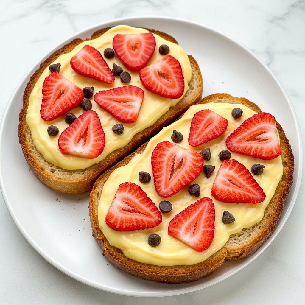 Custard Yogurt Toast (Viral) Recipe