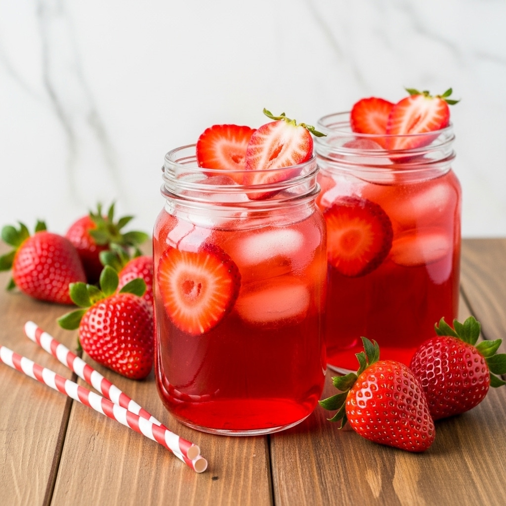 Southern Strawberry Sweet Iced Tea Recipe