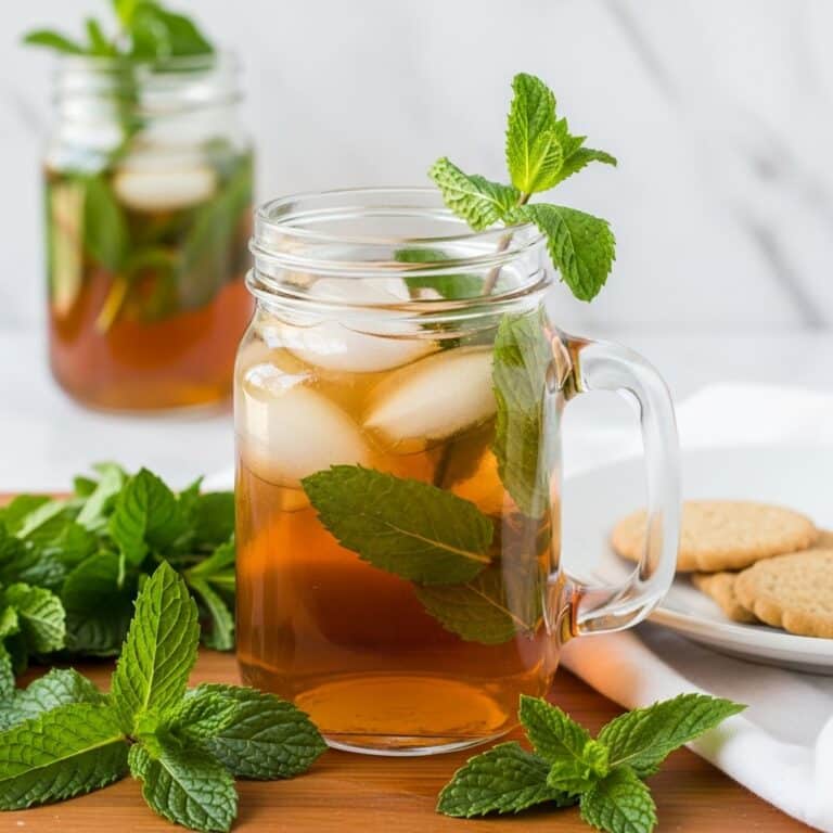 Mint Iced Tea: Stovetop or Tea Maker Recipe