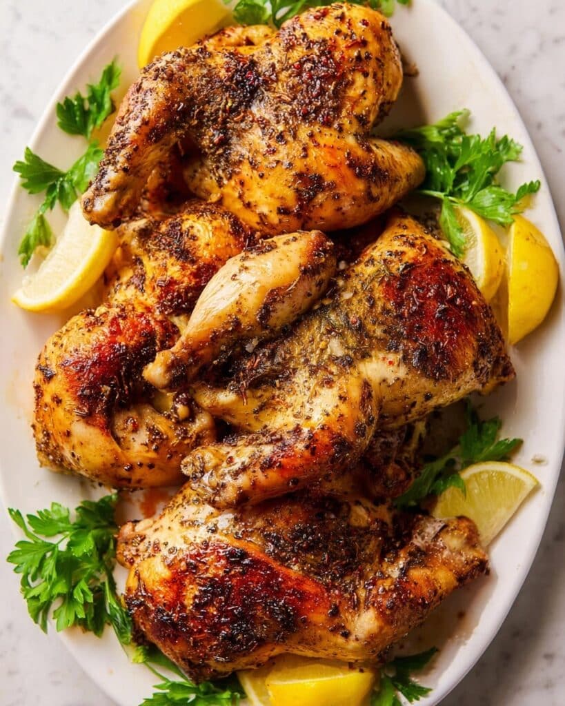 Juicy Roasted Jamaican Jerk Chicken Recipe