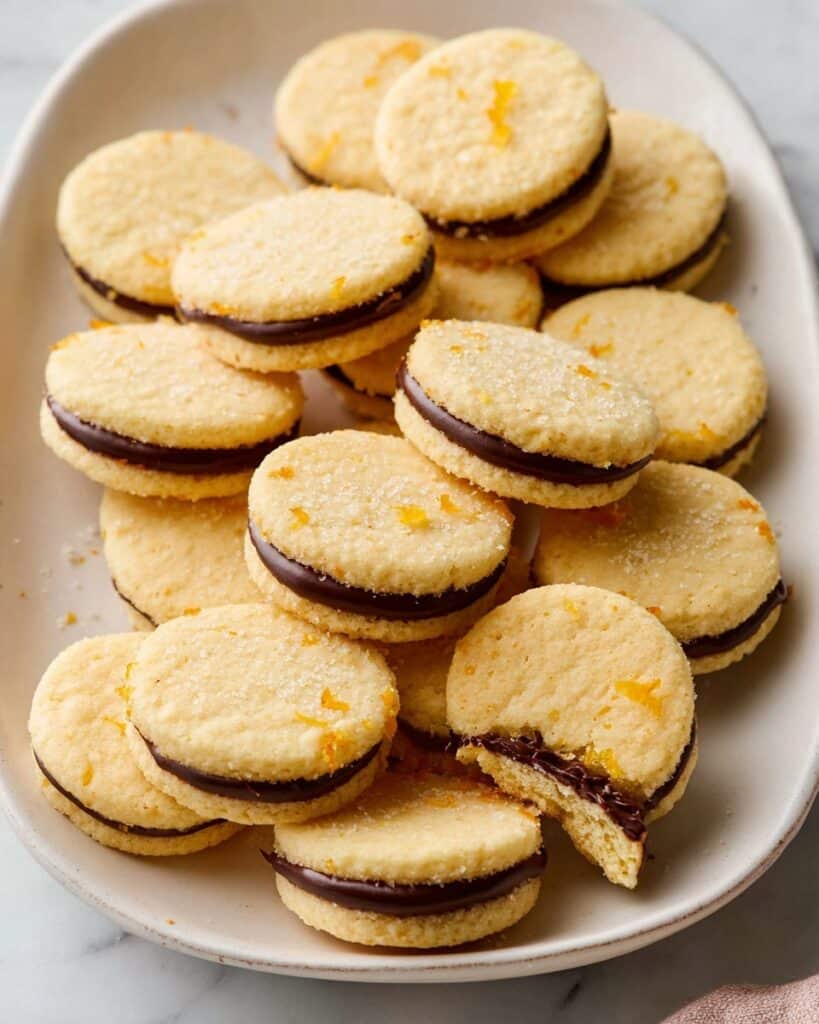 Chocolate Orange Sandwich Cookies Recipe