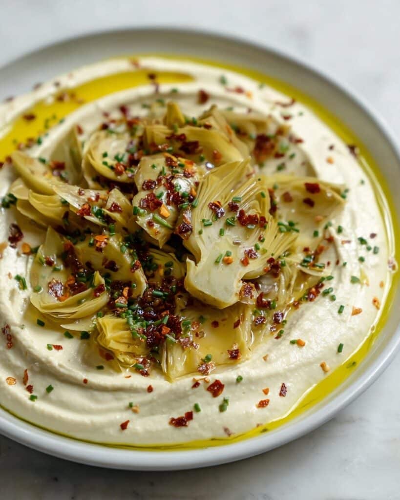 Marinated Artichokes with Caramelized Lemon and Herb Infused Oil Recipe