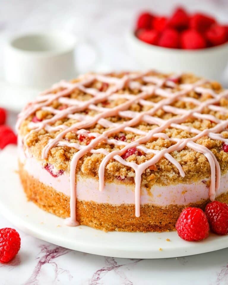 Raspberry Rose Coffee Cake Recipe
