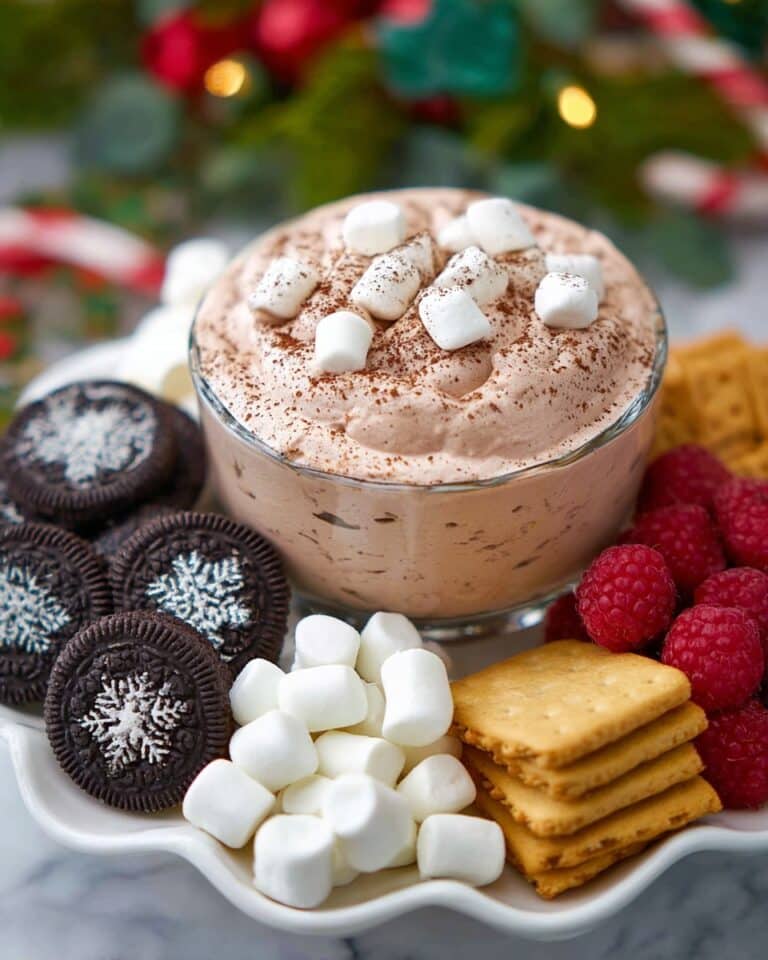 Light & Fluffy Hot Cocoa Dip Recipe