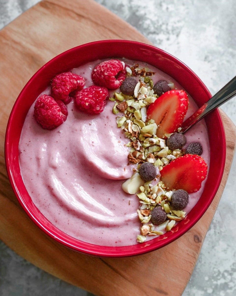 Triple Berry Yogurt Smoothie Bowl Recipe