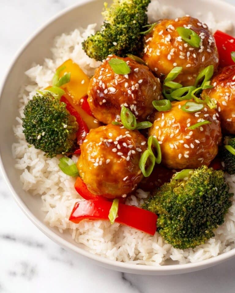 Pineapple Teriyaki Chicken Meatballs Recipe