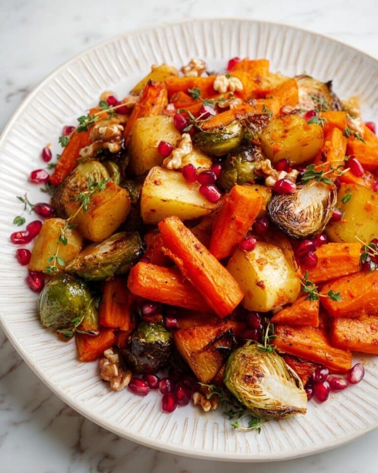 Easy Maple Roasted Fall Vegetables Recipe