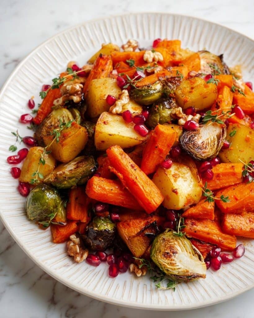 Easy Maple Roasted Fall Vegetables Recipe