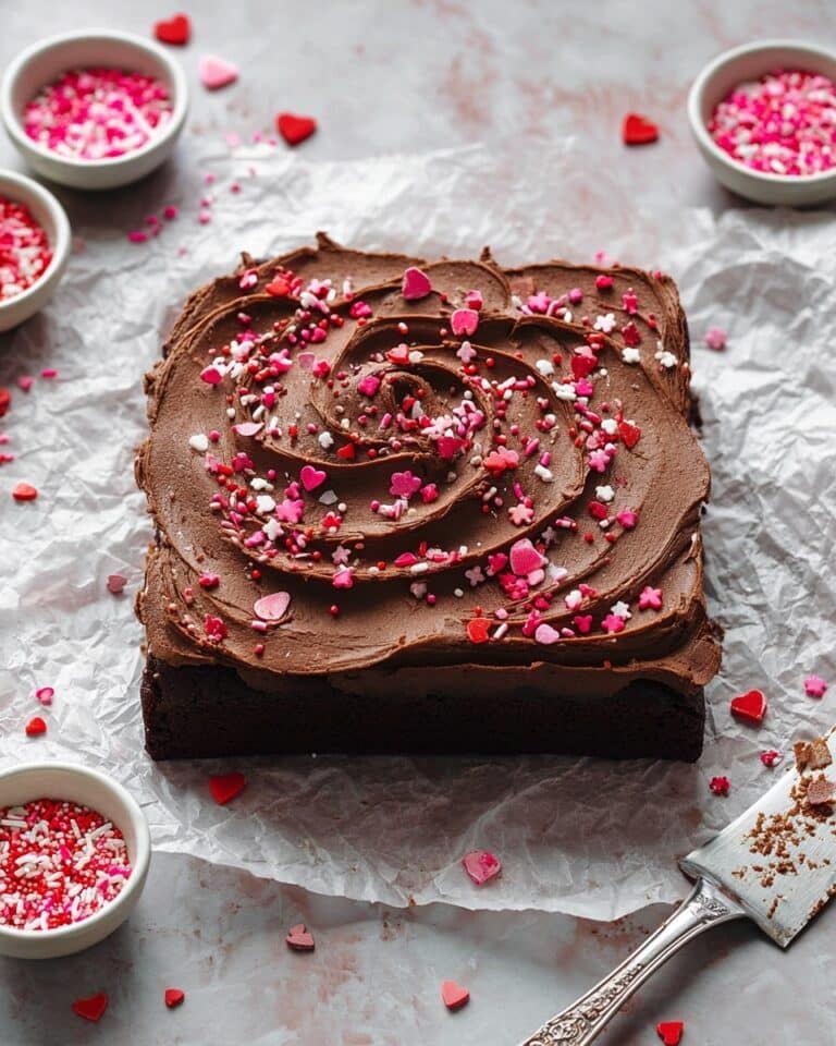 One Bowl Chocolate Cake with Salted Chocolate Fudge Frosting Recipe
