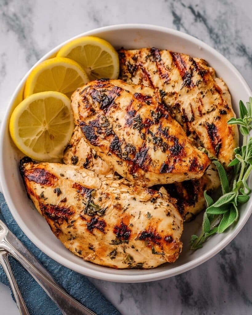 Greek Yogurt Lemon Herb Marinade for Grilled Chicken Recipe