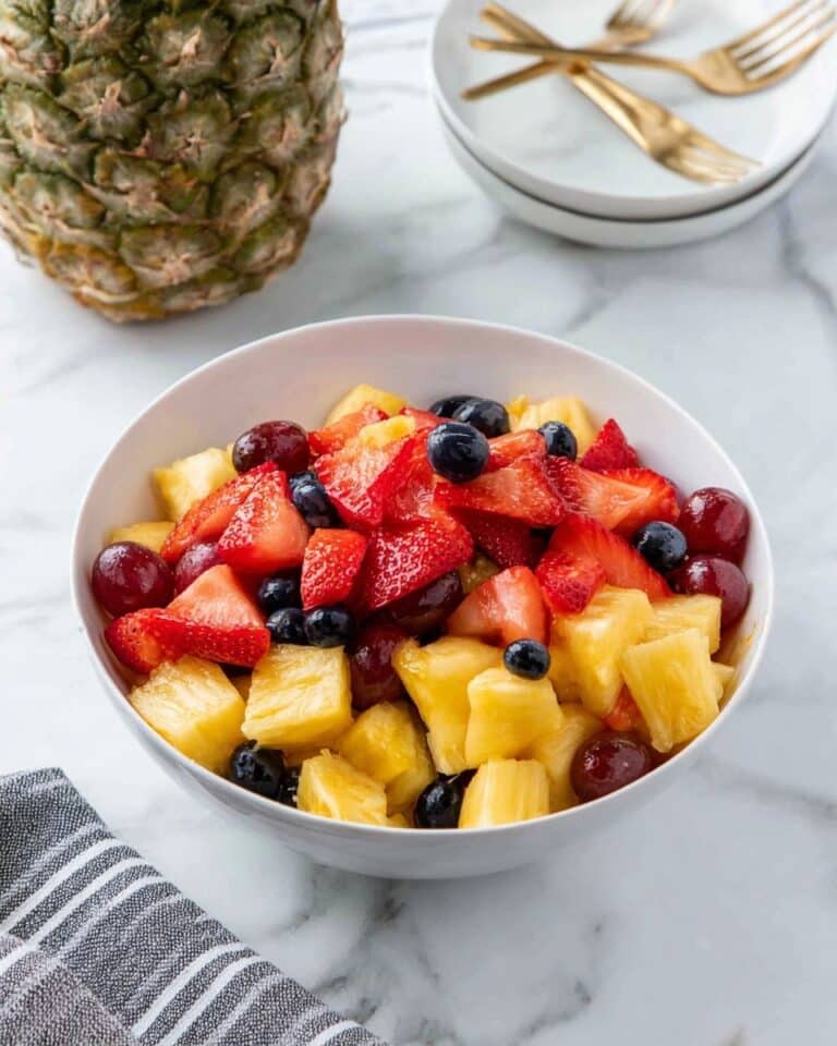 Refreshing Fruit Salad with Honey Lime Dressing Recipe