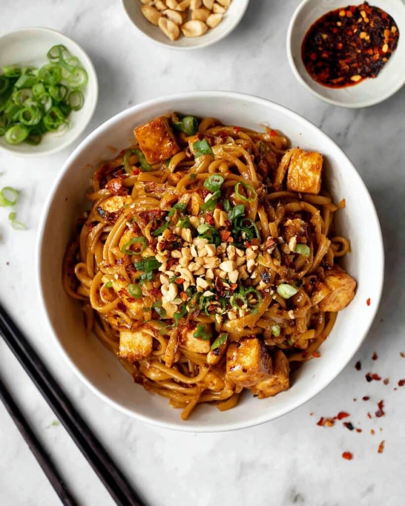 Kung Pao Chicken Noodles Recipe