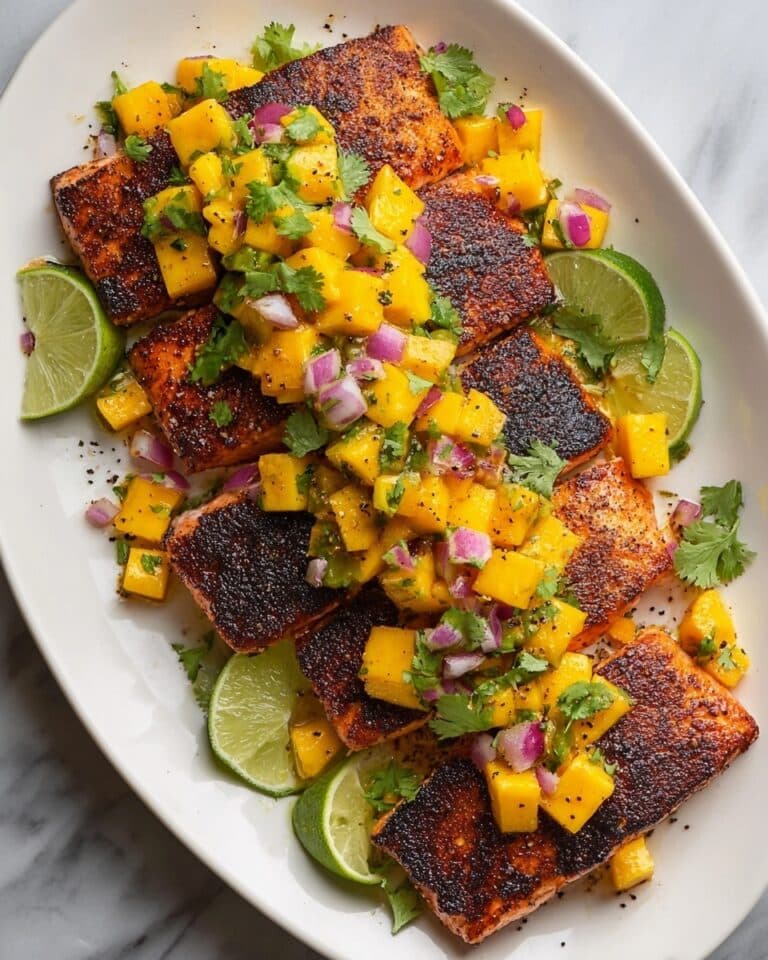 Blackened Salmon with Mango Salsa Recipe