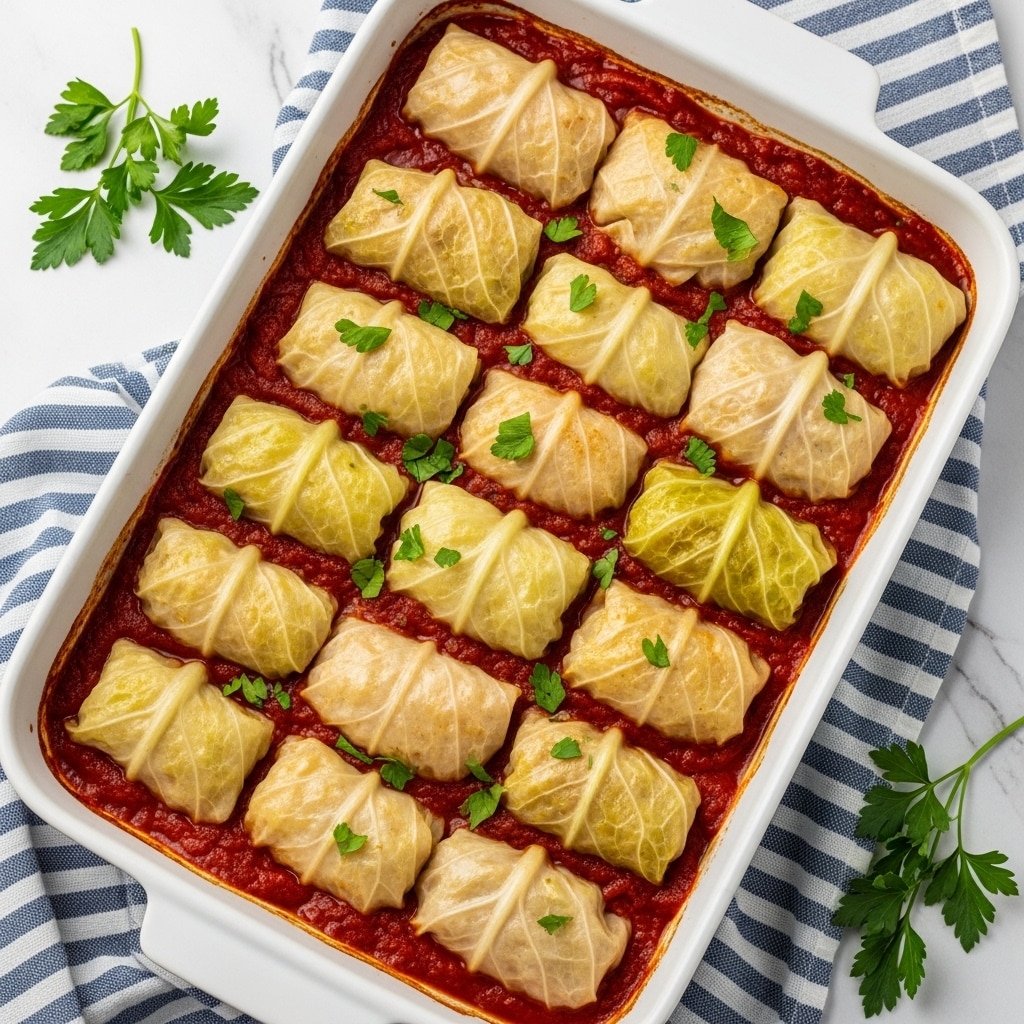 Traditional Stuffed Cabbage Rolls Recipe
