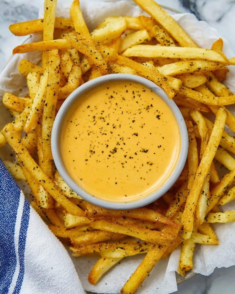 Cheese Sauce for Fries Recipe