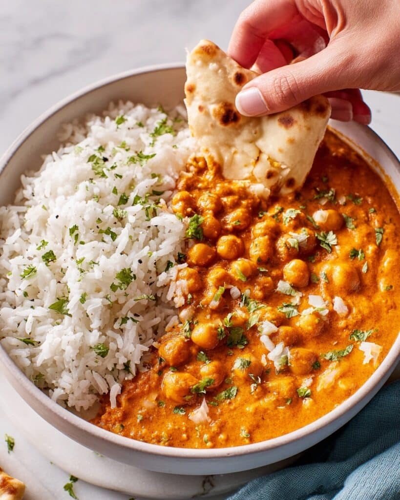 Indian Butter Chickpeas Recipe