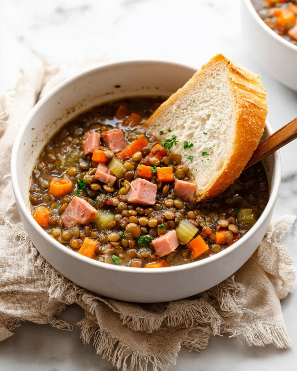 Ham and Lentil Soup Recipe