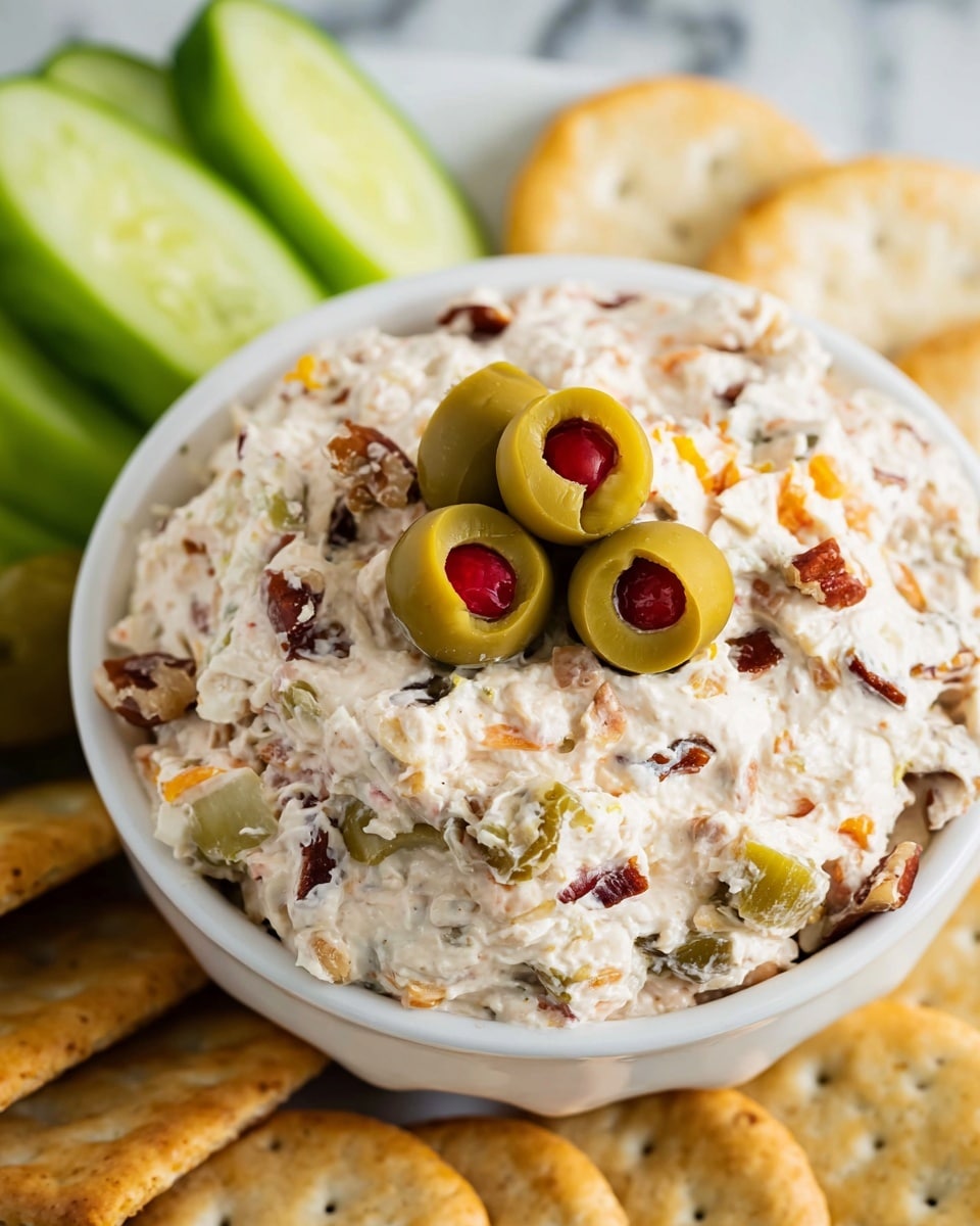 Green Olive & Pecan Spread Recipe