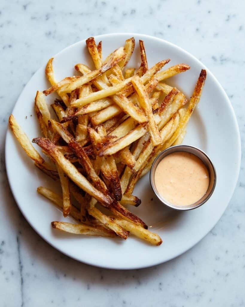 Air-Fryer French Fries with Spicy Mayo Dipping Sauce Recipe