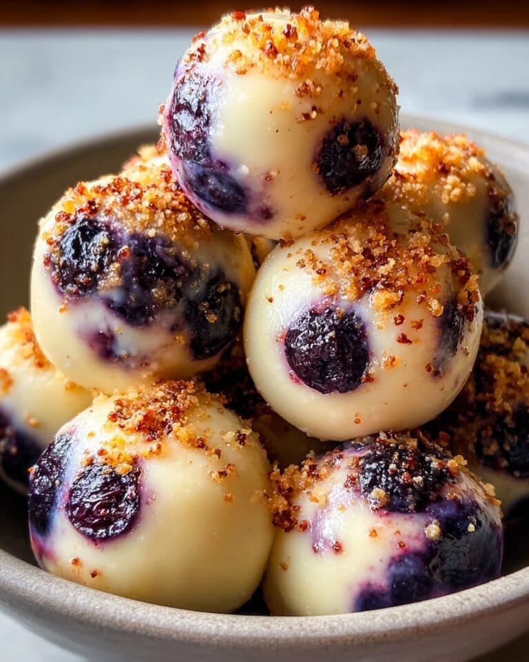 Lemon Blueberry Cottage Cheese Protein Bites Recipe
