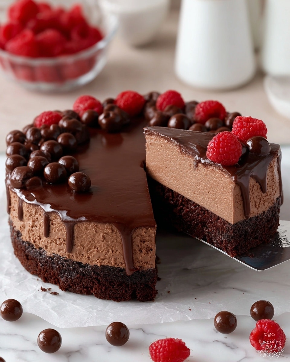 Easy Chocolate Mousse Cake Recipe