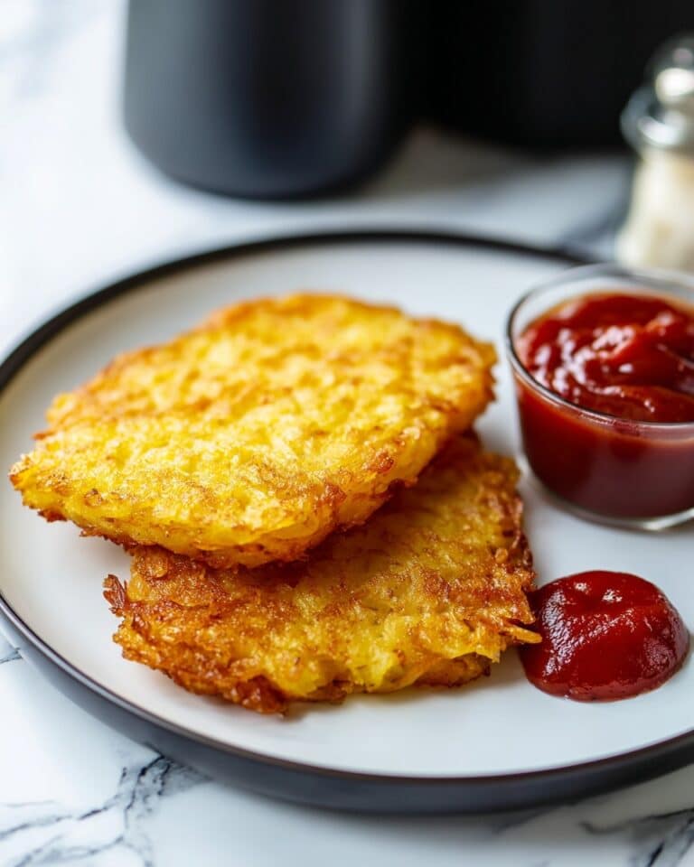 Crispy Air Fryer Frozen Hash Brown Patties Recipe